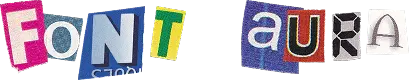 Font Aura logo